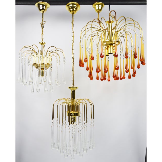 Chandelier by P. Venini, 1960s For Sale - Image 11 of 12