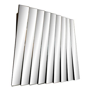 1960s Slopes Style Sculptural Mirror in the Style of Neal Small For Sale