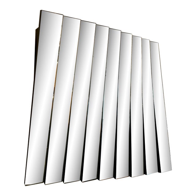 1960s Slopes Style Sculptural Mirror in the Style of Neal Small For Sale