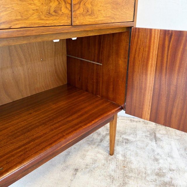 Metamorphic Walnut Cocktail Cabinet from Cox & Cox Ltd., 1950s For Sale - Image 13 of 17