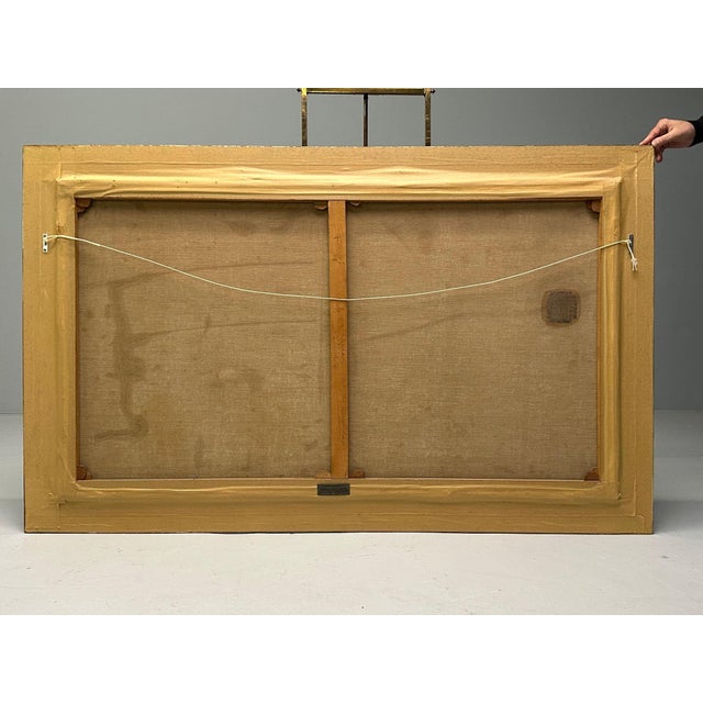 Gabriel Cornelis De Jongh, Oil on Canvas, Mountain Landscape, Signed and Dated For Sale - Image 12 of 12