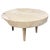 Impressive three inch single slab reclaimed teak wood coffee table. We bleached the teak and added a light white wash...