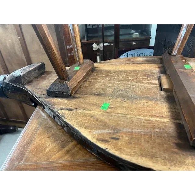 This antique coffee table is a beautiful piece of history with a unique and primitive design. Crafted from wood, it...