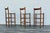 1970s Set of 3 Danish Modern Style Oak Bar Stools With Rush Seats | Mid-Century For Sale - Image 16 of 18