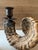 Pair of Large Faux Ram's Horn Candle Holders For Sale - Image 9 of 12
