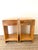 Vintage Mid-Century Modern Heywood Wakefield Pair of Airflow Nightstands in Wheat For Sale - Image 17 of 17