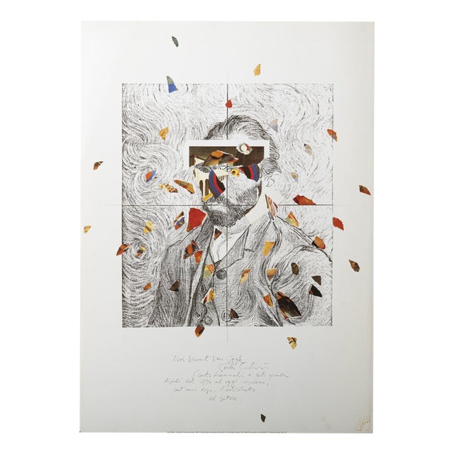 Homage to Van Gogh Poster after Giulio Paolini, 1990 For Sale