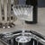 Modern Chaumont Coupe Glass- Clear, Set of 4 For Sale - Image 3 of 3
