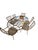 Brown Jordan Mid Century Modern Brown Jordan Regency Cast Aluminum Patio Dining Set For Sale - Image 4 of 5