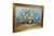 Traditional Vintage Impressionist Floral Oil Painting White Roses in Basket Framed 41" For Sale - Image 3 of 10