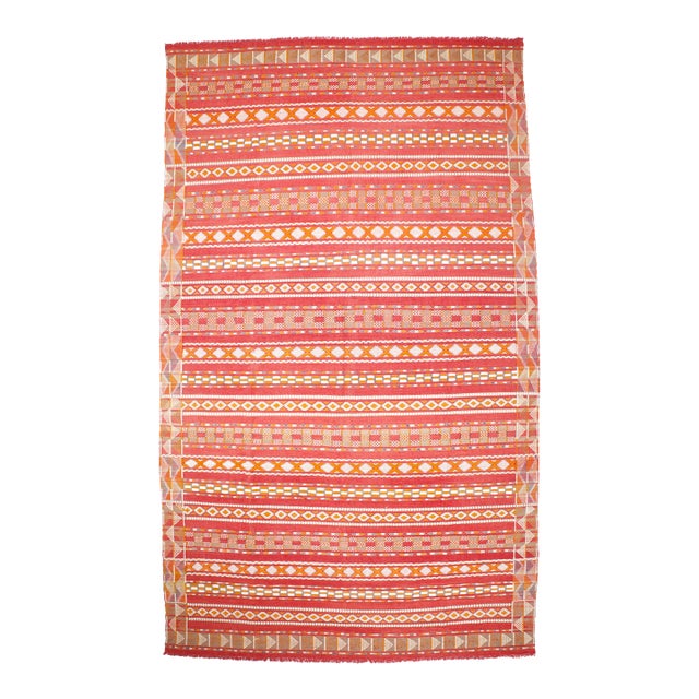 Fine Antique Swedish Kilim Flat Weave 9'7" X 16’7” For Sale