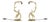 Art Deco Gilt Bronze Sculpted Crane Table Lamps with Branch and Leaf Stems, Europe, 1930s, Set of 2 For Sale