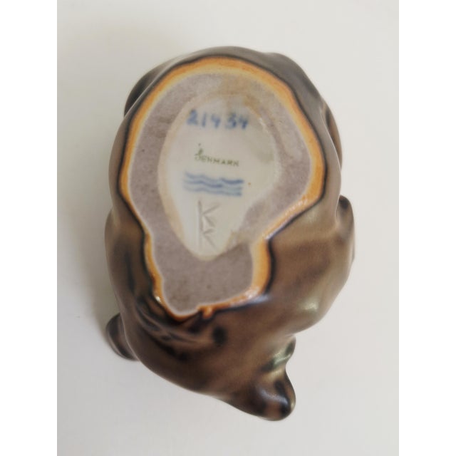 Stoneware Bear Figurines by Knud Kyhn for Royal Copenhagen, 1940s, Set of 3 For Sale - Image 17 of 18