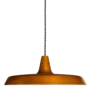 Vintage Danish Copper Pendant Lamp, 1960