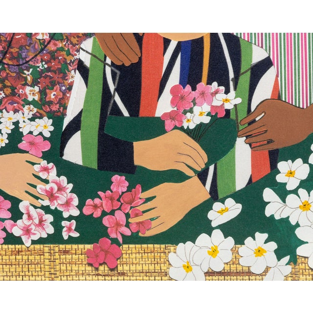 Elizabeth Catlett "Children With Flowers", 1995 For Sale In New York - Image 6 of 9