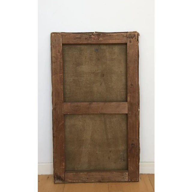 Hermann Haller, Nature morte au képi, épée et uniforme, 1903, Oil on Canvas For Sale - Image 7 of 8