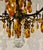 Myran Allan Luxury Lighting Neoclassical Bronze and Amber Crystal Chandelier For Sale - Image 4 of 7