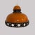 Orange Glazed Ceramic Pendant Lights, Germany, 1970s, Set of 4 For Sale - Image 11 of 13