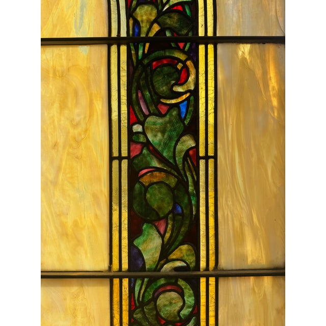Antique Victorian Stained Glass Windows Set For Sale - Image 14 of 18