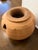 Late 20th Century Vintage Red Clay Pumpkin With Hat For Sale - Image 5 of 8