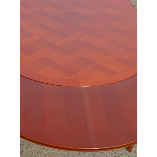 Regency Oval Extendable Dining Table, 1980s For Sale - Image 12 of 18