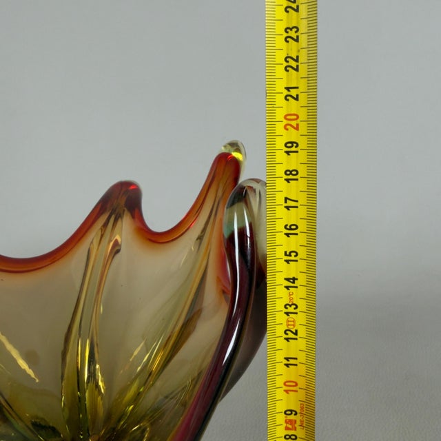 Modern Polychrome Sommerso Murano Glass Centerpiece, 1970s For Sale - Image 14 of 15