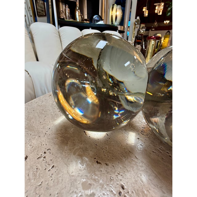 1970s Murano Glass Decorative Spheres (Set of 4) For Sale - Image 5 of 7