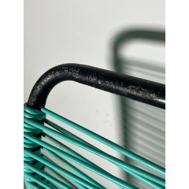 Metal Vintage Spaghetti Lounge Chairs - a Pair For Sale - Image 7 of 13