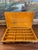 Mid-Century Modern Vintage Mid-Century Jewelry Case With Gold Velvet-Like Interior and Patterned Exterior For Sale - Image 3 of 10