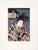 The Samurai Genta Kajiwara - Japanese Woodblock Diptych in Ink on Paper Boldly colored woodblock by Utagawa Yoshitora...