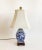 Vintage 1920s Chinese Blue and White Ginger Jar Lamp With Shade For Sale - Image 11 of 11