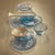 Axel Icy Sapphire Glass Plates, Set of 6, 11" For Sale - Image 4 of 6