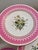 Antique French Pink Old Paris Porcelain hand-painted dessert set with 12 plates and 5 assorted tazzas, porcelain with gilt accents - 17 pcs For Sale - Image 13 of 18