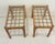 Mid-Century Modern Elegant Pair of 1950 Mid Century Modern Bamboo Side Tables W Glass Pair For Sale - Image 3 of 7