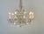 Viennese Crystal & Gold Plated Metal Chandelier For Sale - Image 5 of 6