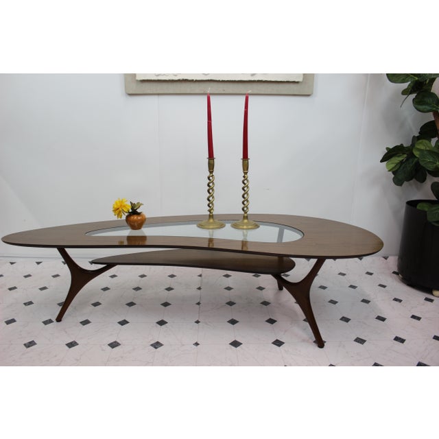 Mid Century Modern Sculptural Biomorphic Coffee Table For Sale - Image 11 of 11