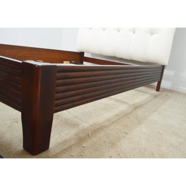 Stickley Queen Tufted Bed For Sale In Philadelphia - Image 6 of 12