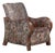 Dutch Art Deco Lounge Chair with Sculptural Walnut Arms, 1930s For Sale