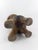 Vintage Thai Hand-Carved Hardwood Elephant Side Table / Sculptural Stool For Sale - Image 16 of 18