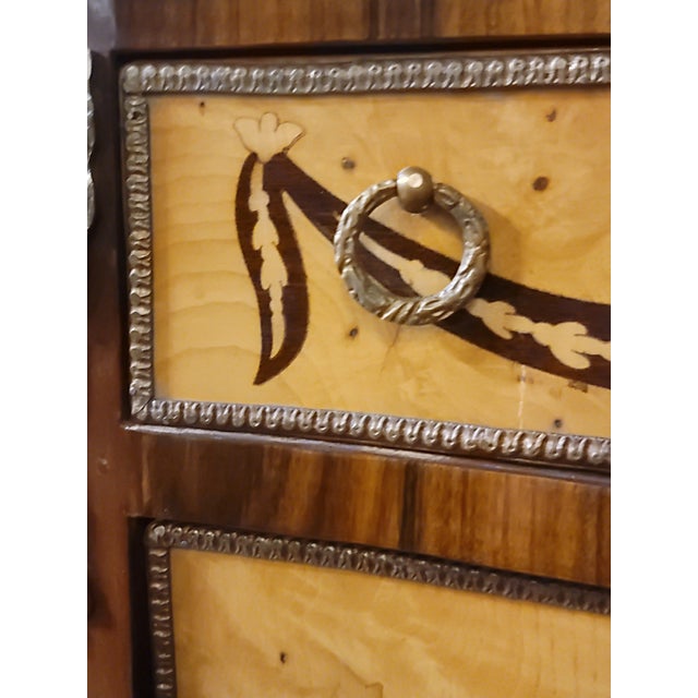 1920s Antique or Near-Antique French Style Cabinet - Refinished For Sale - Image 9 of 12