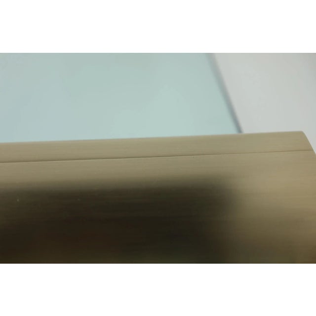 Large Stunning Solid Brass Cocktail Table by Lorin Marsh, 1970s For Sale - Image 11 of 12