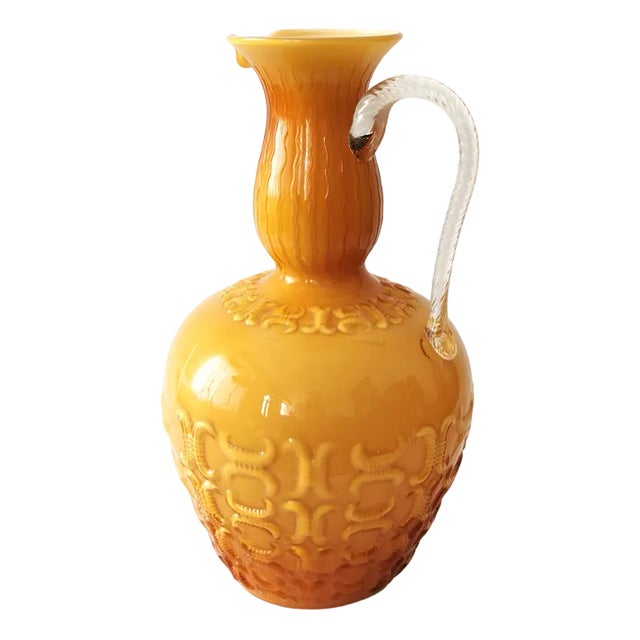 Large Opaline Vase, Italy, 1960s For Sale