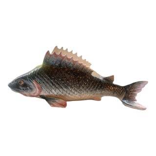 French Majolica Fish Jardiniere Fives Lille For Sale