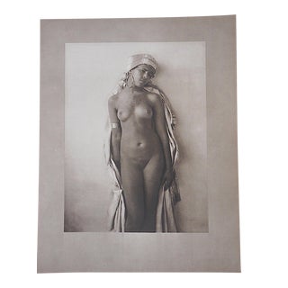 Vintage Mid Century Silver Gelatin Nude Photograph For Sale