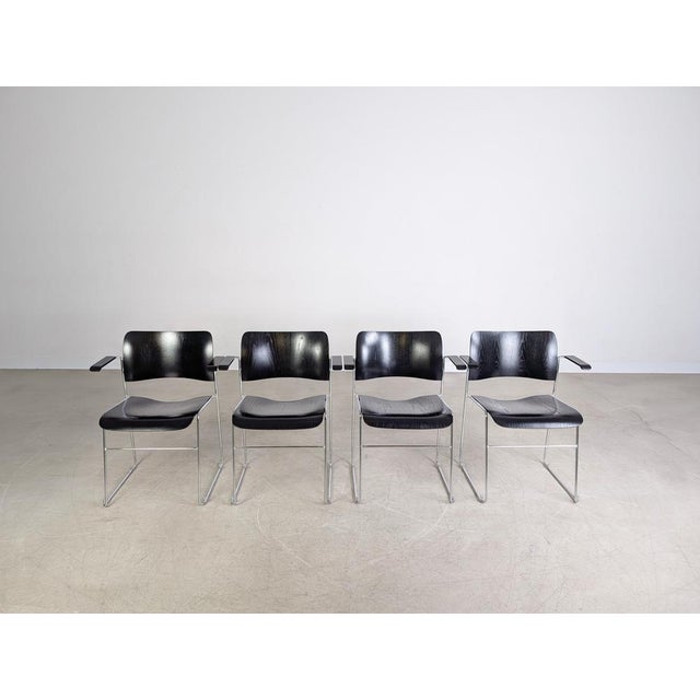 Howe 40/4 Chairs by David Rowland, Set of 4 For Sale - Image 5 of 18