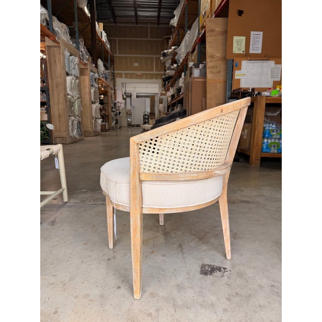 Early 21st Century Global Views Cane Back Dining Chair For Sale - Image 5 of 7