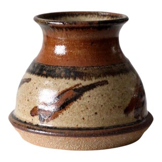 Vintage Studio Pottery Vase For Sale