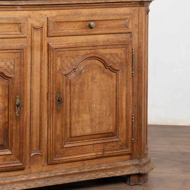 Late 18th Century Late 18th Century Tall French Oak Cabinet "Deux Corp" For Sale - Image 5 of 13