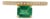 14k Yellow Gold Octagon Cut Floating 1 Carat Emerald Diamond Ring Size 5 For Sale