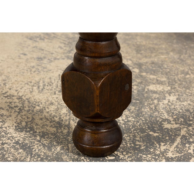 Early 19th Century French Louis XIII Style Oak Farmhouse Dining Table For Sale - Image 10 of 18